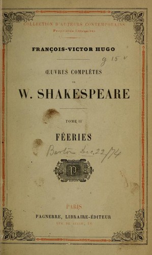 Plays (Midsummer Night's Dream / Tempest)