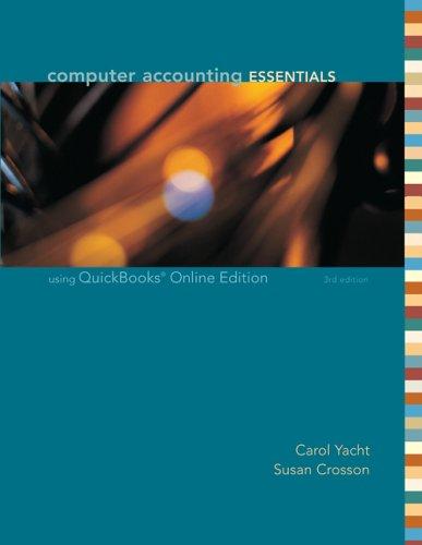 Computer accounting essentials using QuickBooks online edition