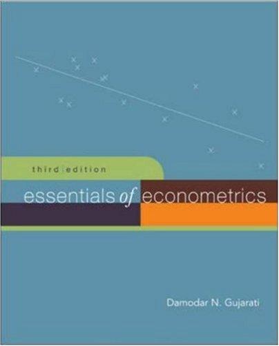 Essentials of Econometrics