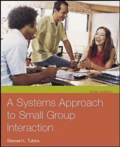A Systems Approach to Small Group Interaction