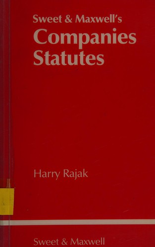 Sweet & Maxwell's Companies Statutes