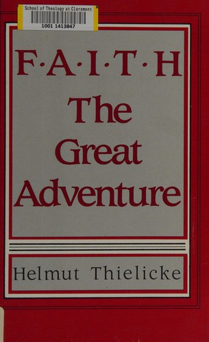 Faith--the great adventure