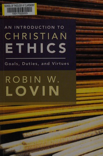 An introduction to Christian ethics