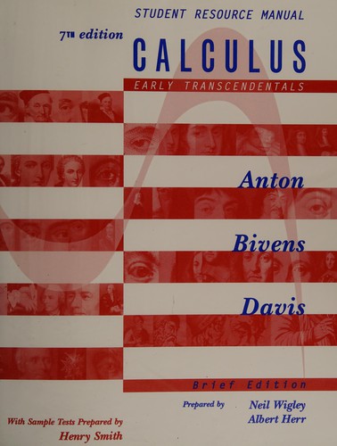 Student Resource Manual to Accompany Calculus [early transcendentals], Brief Version, Seventh Edition