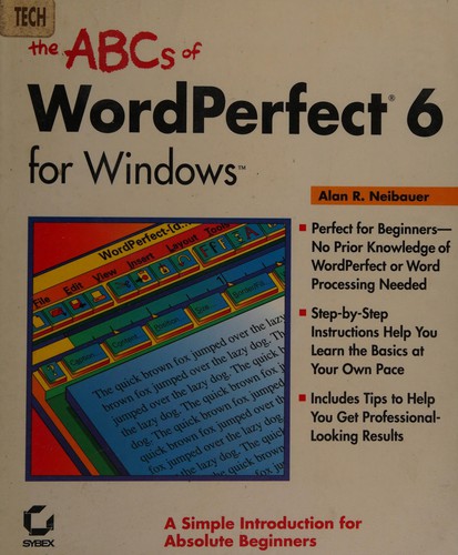 The ABCs of WordPerfect 6.0 for Windows
