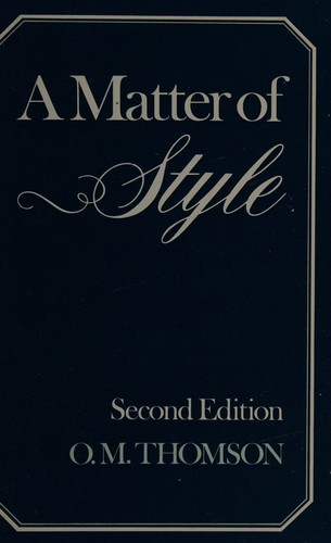 A Matter of Style