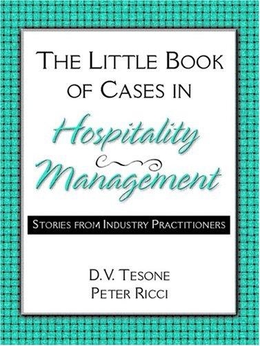 The little book of cases in hospitality management