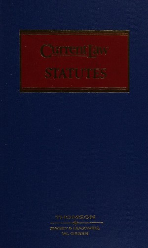 Current law statutes annotated