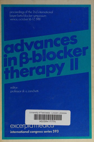 Advances in beta-blocker therapy II