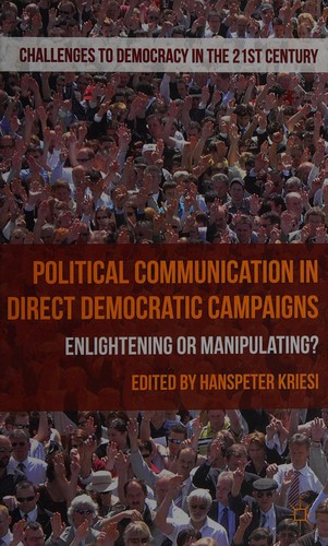 Political Communication in Direct Democratic Campaigns