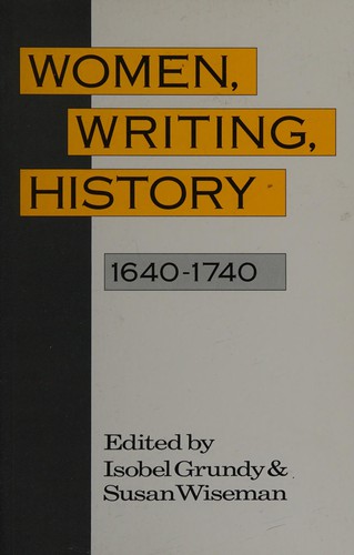 Women, Writing, History