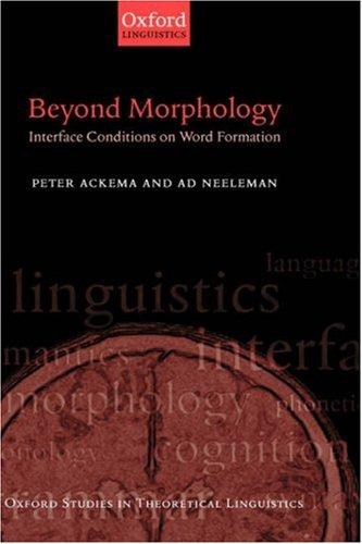 Beyond morphology