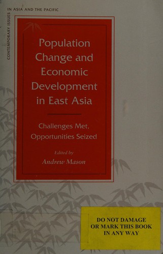Population Change and Economic Development in East Asia