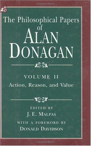 The Philosophical Papers of Alan Donagan, Volume 2