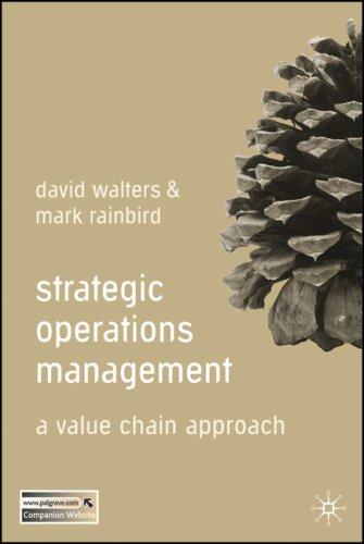 Strategic Operations Management