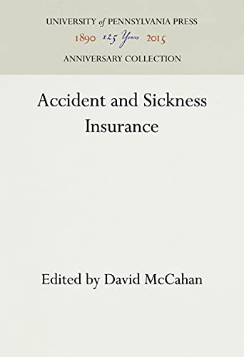 Accident and sickness insurance