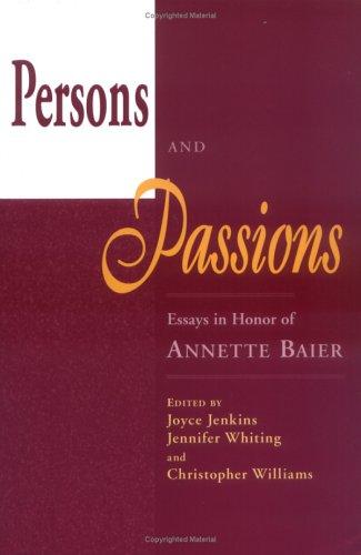 Persons and passions