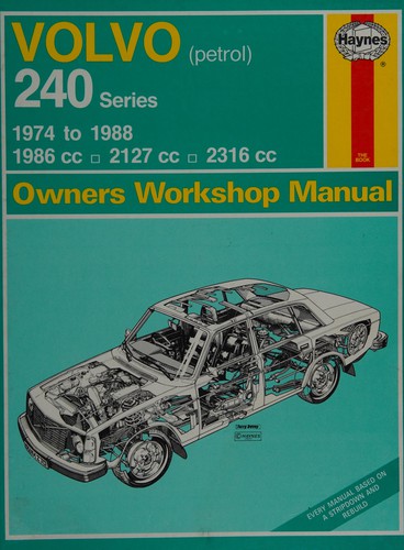 Volvo 240 Series 1974-88 Owner's Workshop Manual