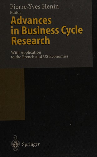 Advances in Business Cycle Research