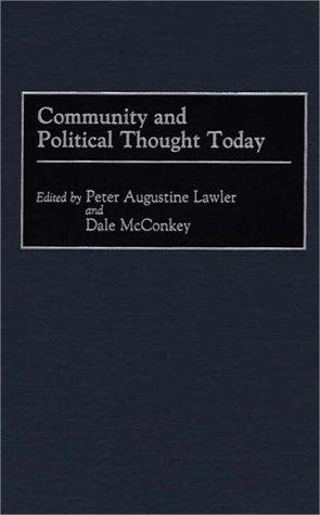 Community and Political Thought Today