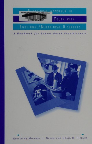 Behavioral Approach to Assessment of Youth with Emotional/Behavioral Disorders