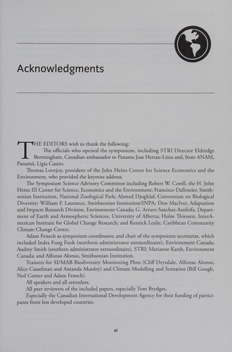 Climate Change, Biodiversity and Sustainability in the Americas