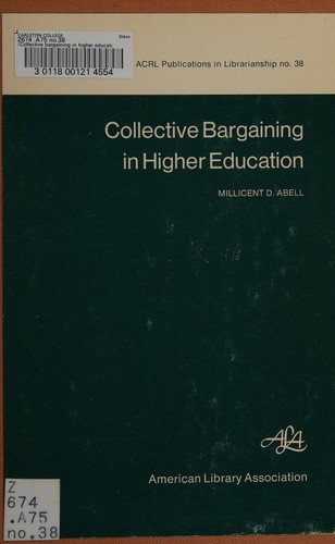 Collective Bargaining in Higher Education