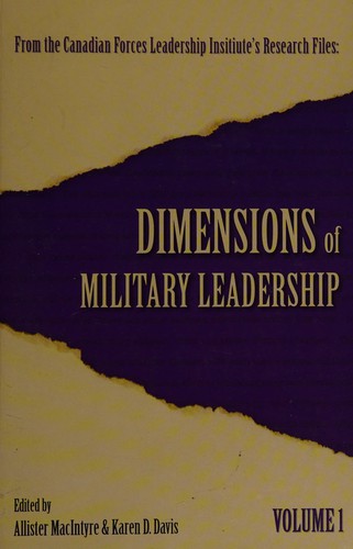 Dimensions of Military Leadership