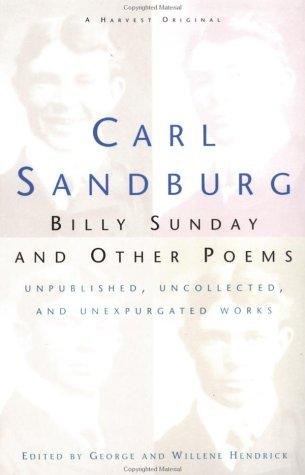 Billy Sunday and other poems