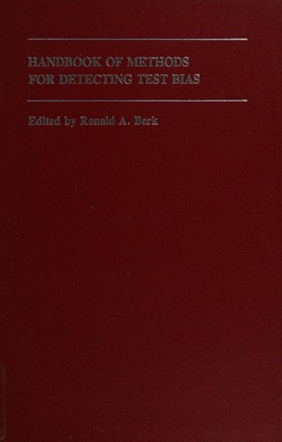 Handbook of methods for detecting test bias