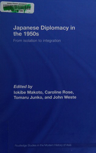 Japanese Diplomacy in the 1950s