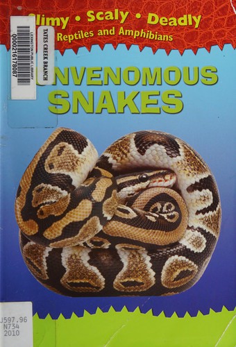 Nonvenomous snakes