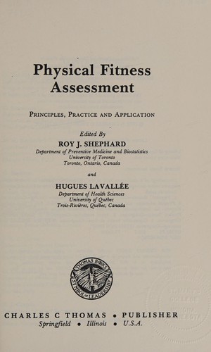 Physical fitness assessment