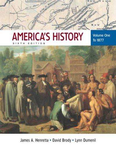 America's History: Volume 1