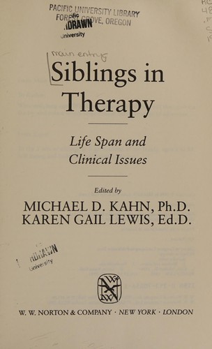 Siblings in Therapy