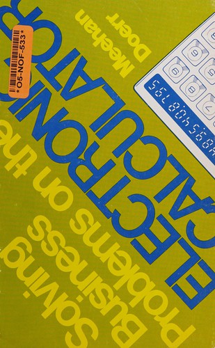 Solving business problems on the electronic calculator