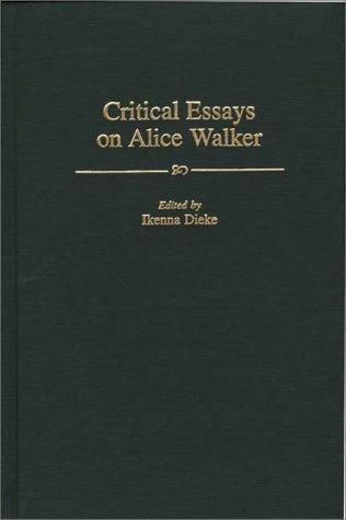 Critical Essays on Alice Walker