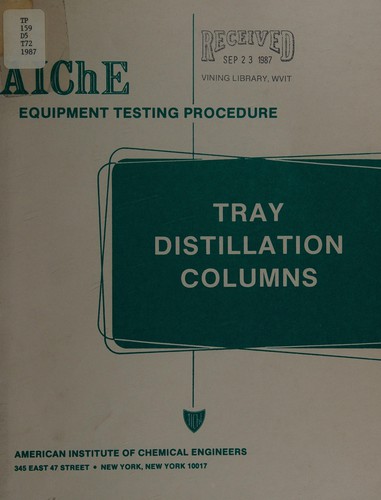 Tray Distillation Columns