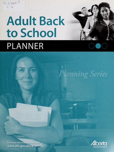 Adult Back to School Planner