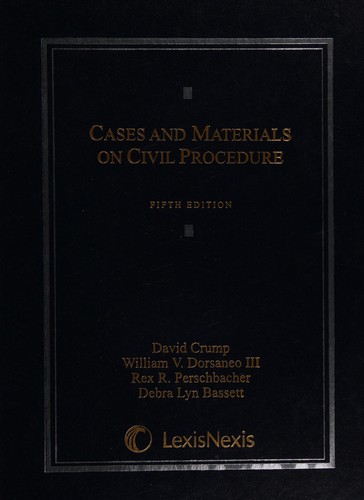 Cases and materials on civil procedure