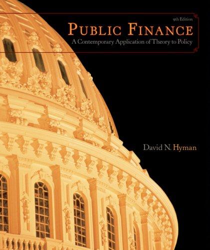 Public Finance (with Economic Applications, InfoTrac  1-Semester Printed Access Card)