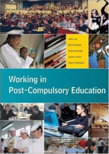 Working in Post-Compulsory Education