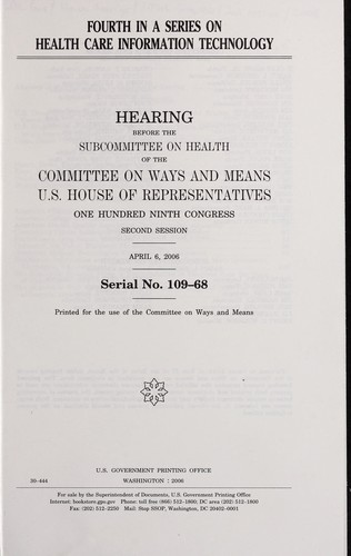 Fourth in a series on health care information technology