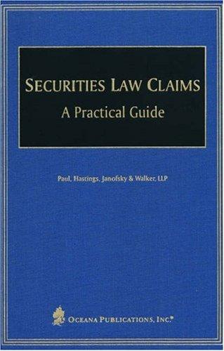 Securities Law Claims