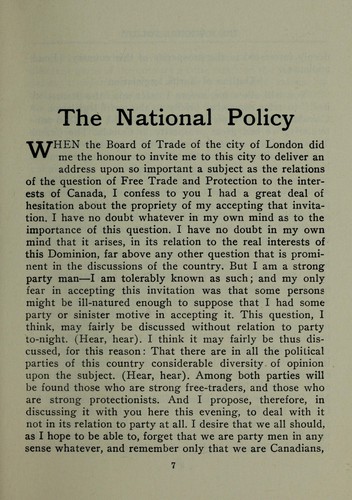 The national policy