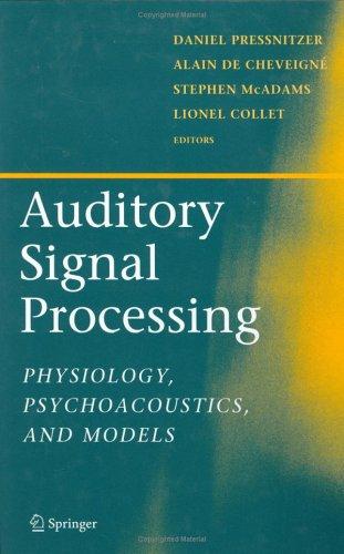 Auditory signal processing
