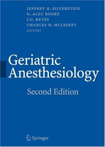 Geriatric Anesthesiology