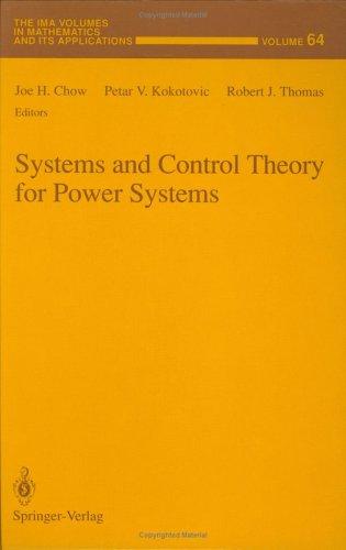 Systems and Control Theory for Power Systems