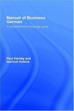 Manual of Business German