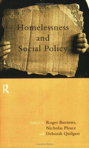 Homelessness and Social Policy
